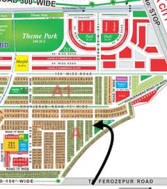 10-Marla Plot Facing Park Onground In A Block LDA City