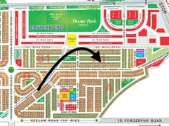 LDA City 10-Marla Plot in A1 Block Carpet Rd Possession Soon