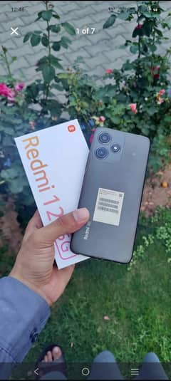 REDMI 12.4+4 8gb 128gb. NON PTA Complete BOX.