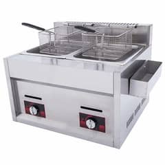 12 Liter Double Tank Gas Deep Fryer for Commercial Use Heavy Duty