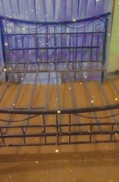 Iron double bed