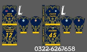 Custom Sports t-shirts and Trousers