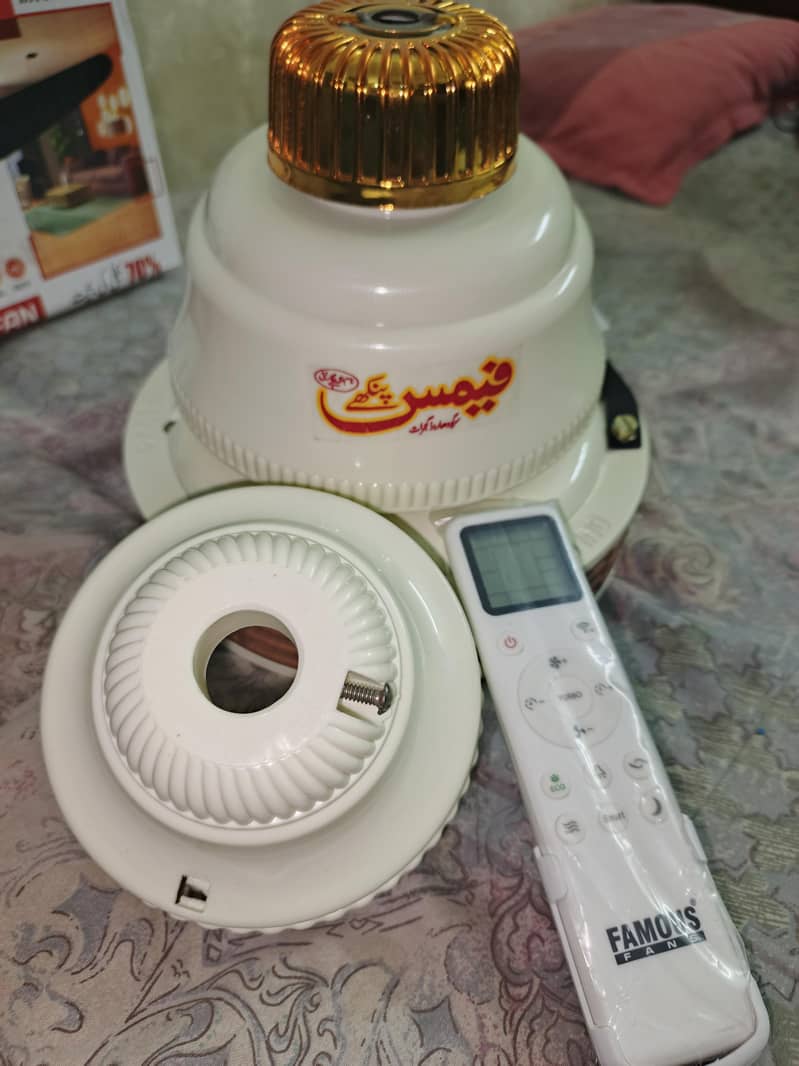 Famous ceiling fan. . 30 watts with remote control system 0