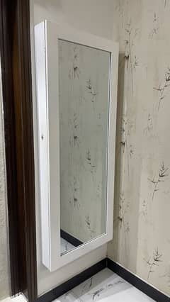 Floor Standing Mirror cabinet for jewelry