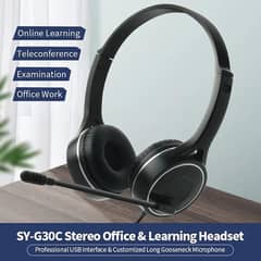Calling center USB out class ultra noise cancelling headset headset