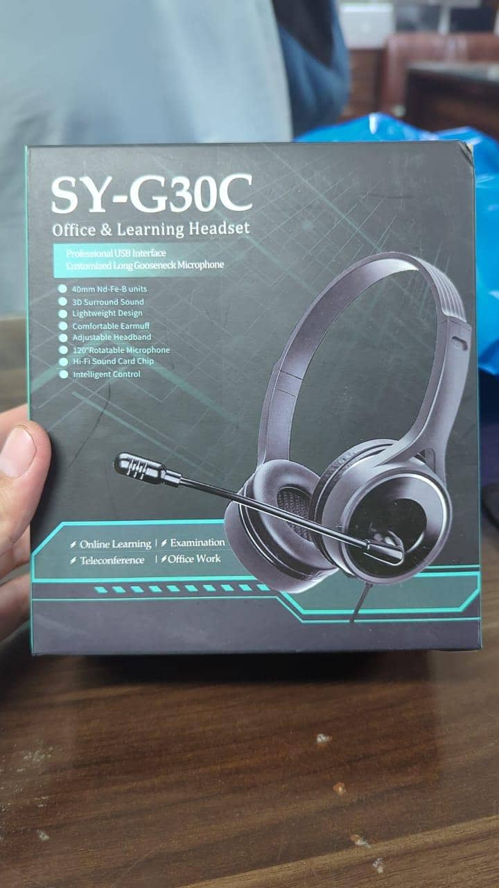 Calling center USB out class ultra noise cancelling headset headset 4