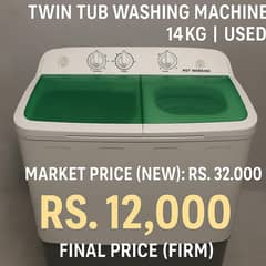 Toyo TQ‑9000 Twin Tub Washing Machine – 14KG | Used