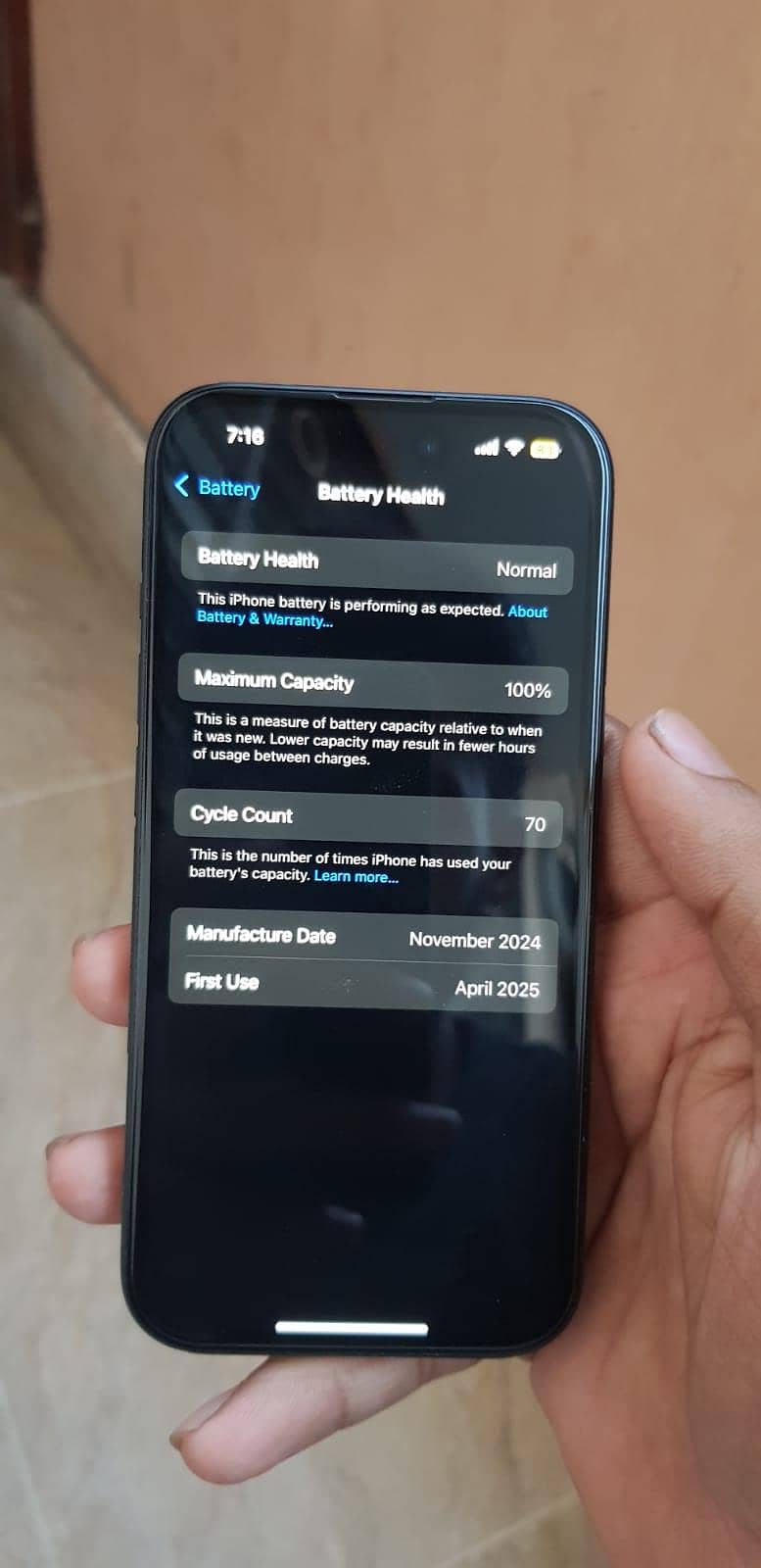 Iphone 15 (Kit only) Factory unlock 128Gb (70 Cycle count) Health 100% 0