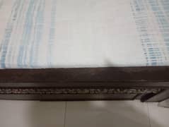 bed with dressing table