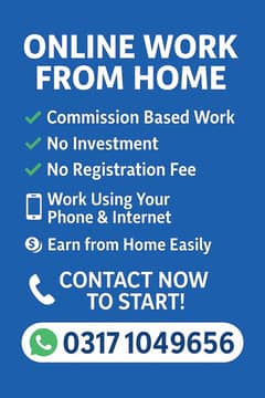 Online work for males & females