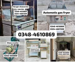 chips burger shawarma fries hotplate fryer piza oven food counter sale