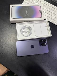IPHONE 14 PRO MAX|PTA APPROVED|256GB|84%BATTERY|MINT CONDITI|BOX+WIRE