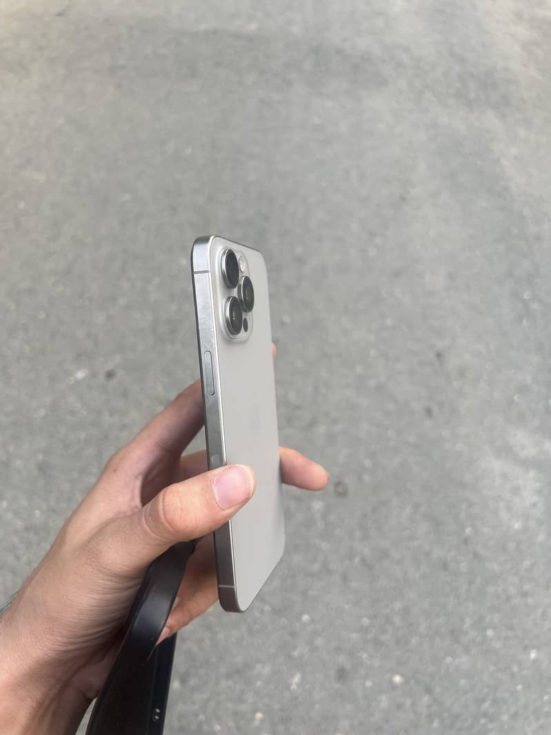 I phone 15 pro max line in panel everything else is okay with full box 1