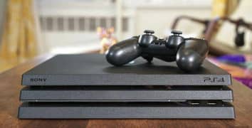 playstation 4 pro with original controller