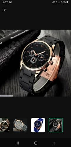 stainless steel watch