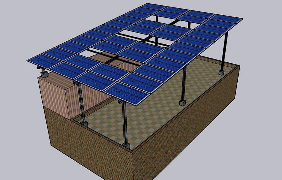 solar panel structure 3