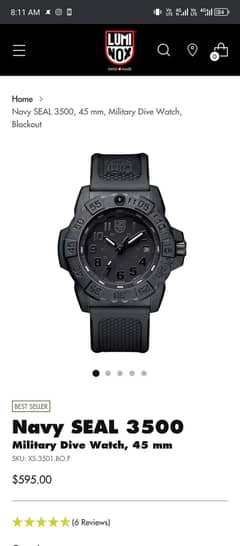 luminox navy seal from usa