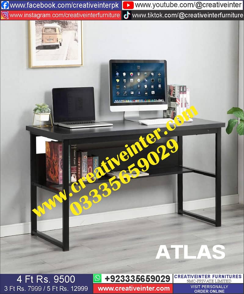 Office Table Study Table Working Desk Computer Gaming Table 19