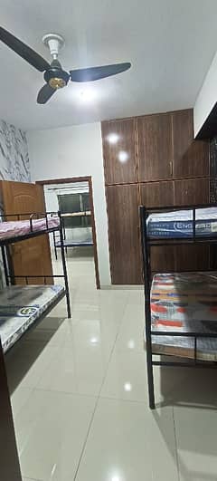 This flat is available in B17 B Block near Gate No. 1. Anyone who wants it can contact us.