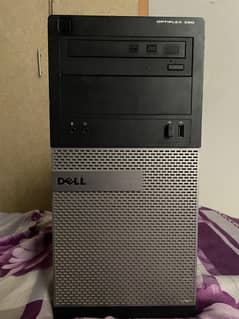 Core i5-2400k PC 256 HDD, 8 GB ram. Dell optiplex 390