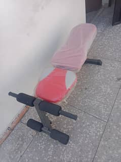 cover sheeted exercise bench