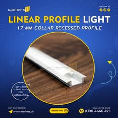 Linear Lights | Profile Lights For Kitchen, Wardrobe, Ceiling & Walls