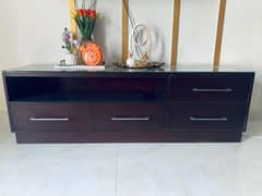 TV unit in chocolate brown colour