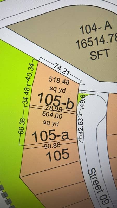 Back Open Solid Land Plot 0