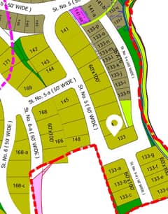 27 Marla Corner Plot  Garden City  Zone 1