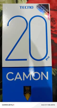 tecno camon 20 pro /256 gb room /8+8 gb ram/ pta proved / 10/10 cond
