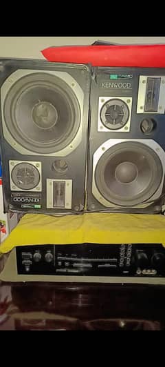 kenwood woofer + amp