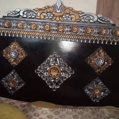 bed set with show case and dressing