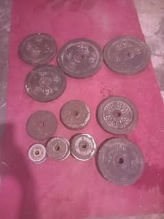 weight plets and dumbbells for sale