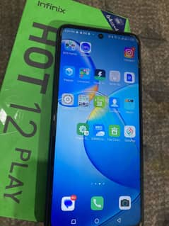 Infinix hot 12 play single hand used