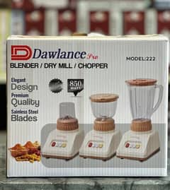 Dawlance Blender+Dry Mill+Chopper