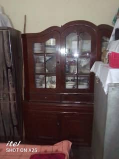 showcase in wooden argently for sale