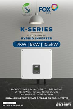 Fox ongrid and hybrid inverter