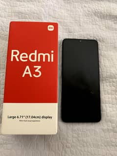 Redmi A3 4/128 complete box  10/10 condition