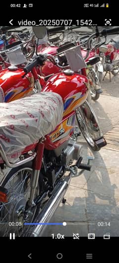 HONDA CD70 2025 MODEL ZERO METAR PESHAWAR INVOICE