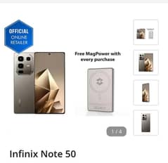 Infinix note 50 8/256 Gb