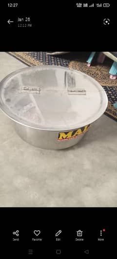 steel soucepan