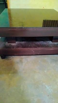 Beautiful Double Table  With Glass