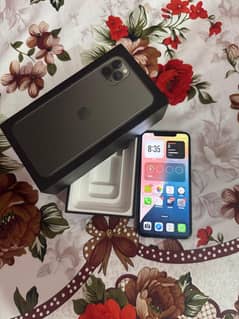 Iphone 11 pro max factory unlock non pta with box and accessories.