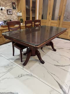 Dining table , 8 Chairs