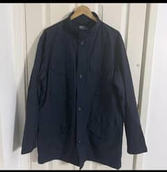 Polo Ralph Lauren Jacket Mens Large Blue Military - Field Jacket