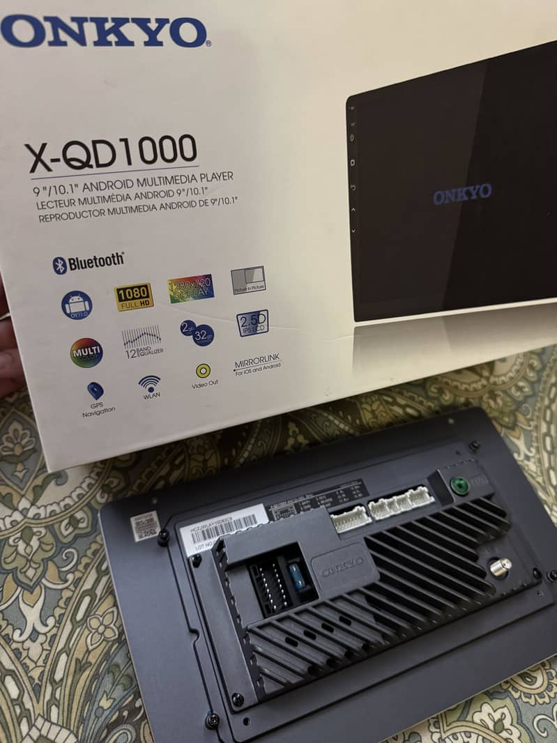 Onkyo 10” android panel 2