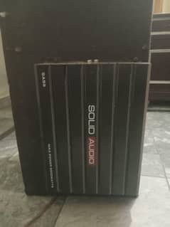 Amp with woofer