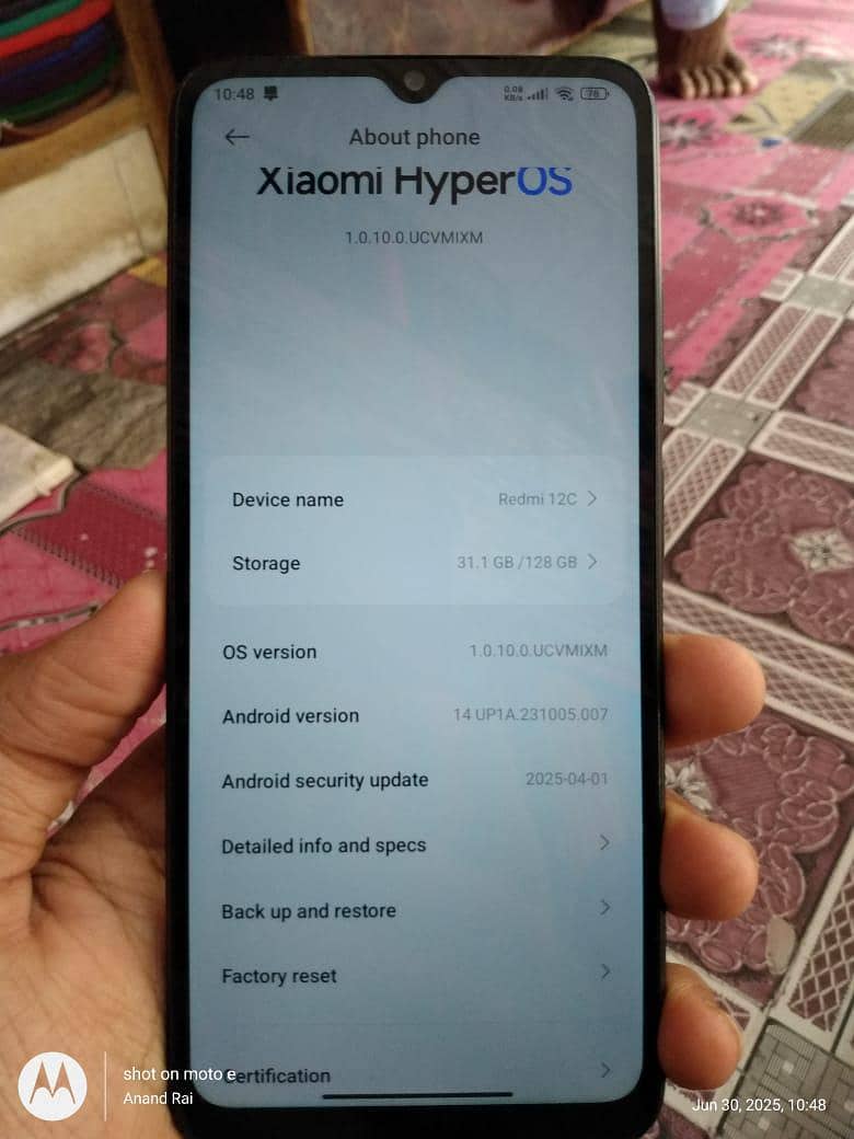 redmi 12c with box 1