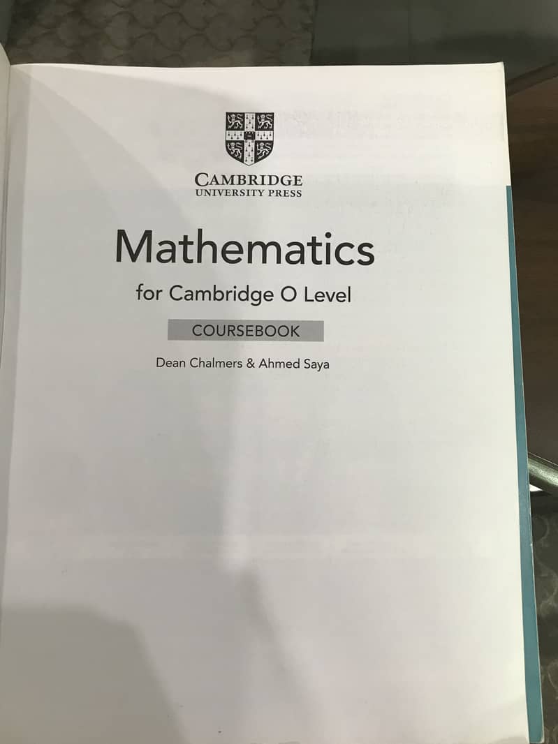 Official olevels and igcse Ahmed Saya book pack 8