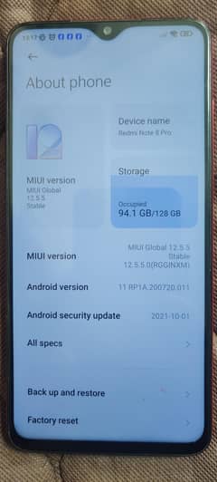 snapdragon 865plus  8/128 back glass damage.